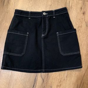 BDG black mini skirt